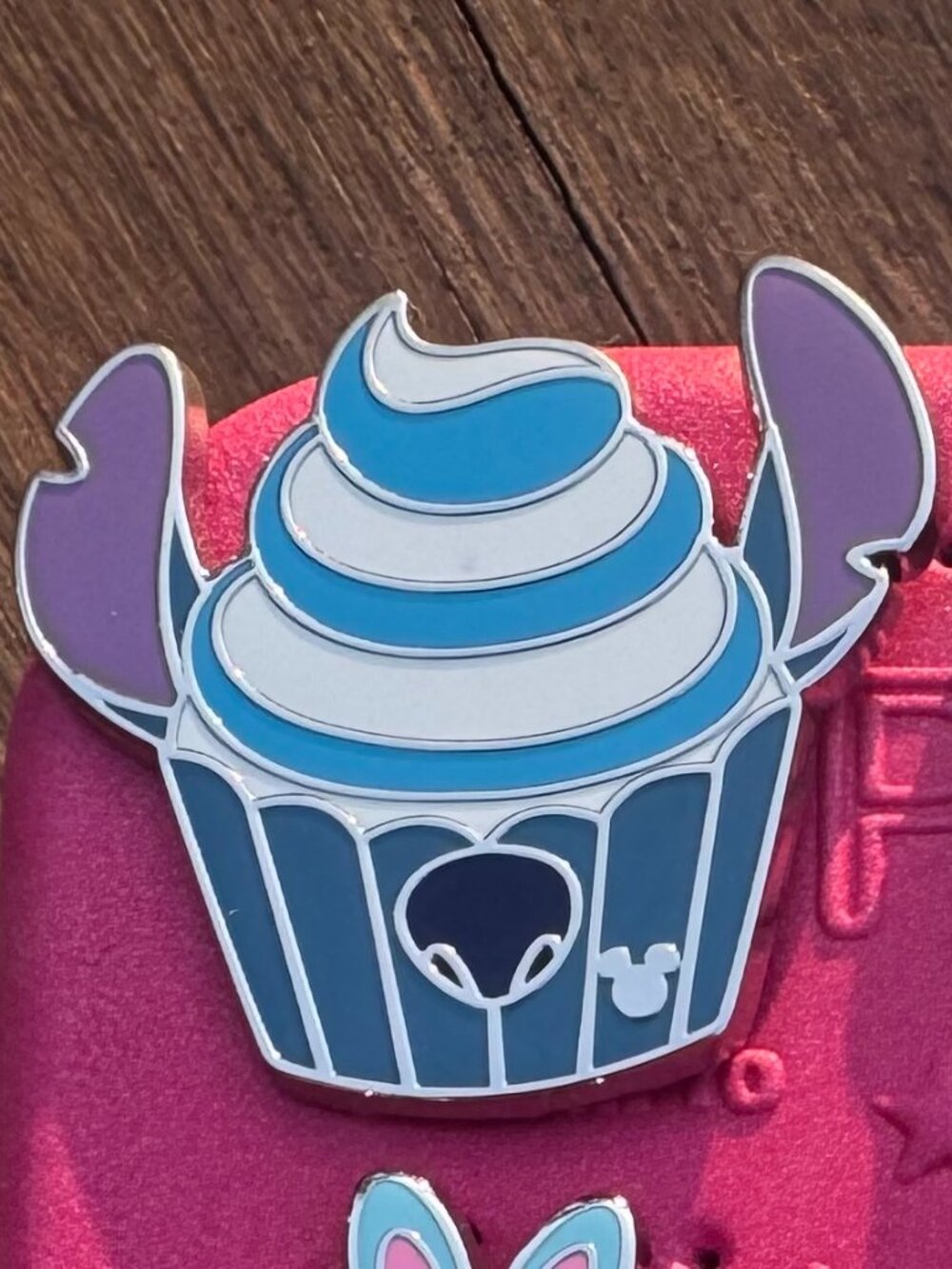 2026 Disney Hidden Mickey Pin - Stitch Cupcake WDW